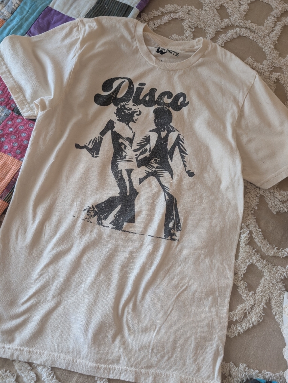 DISCO tee shirt, couple dancing disco, funky town town vibe
